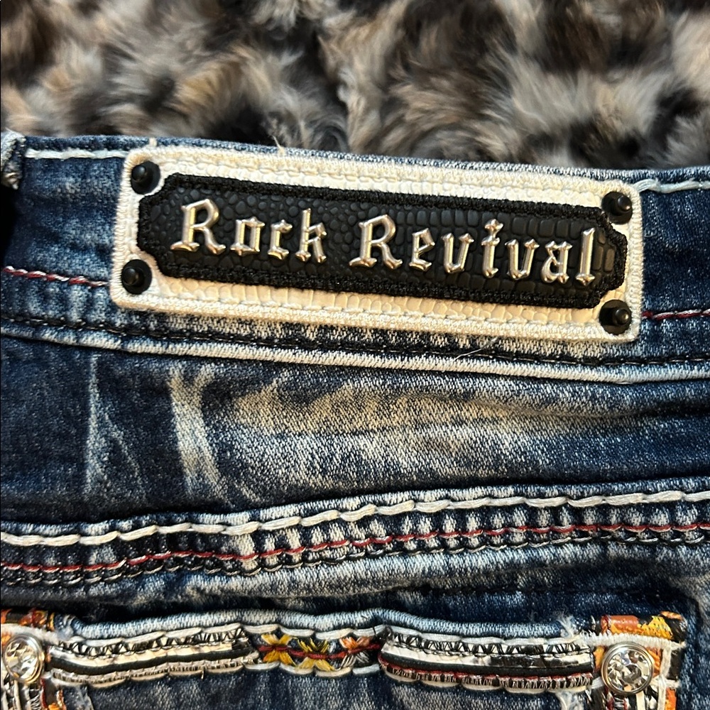 Rock Revival Jean shorts tag size 30 - Picture 7 of 16